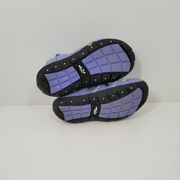 Mion Purple Floral Waterproof Hiking Swim Sandal Shoes Youth Girl Size 3 - Picture 6 of 6